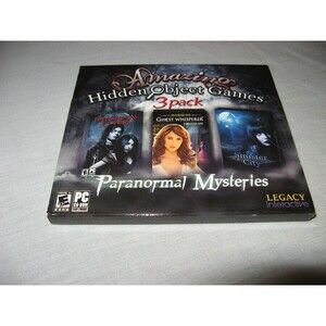 Amazing Hidden Object Games 3 Pack Paranormal Mysteries PC CD  Game Legacy NEW